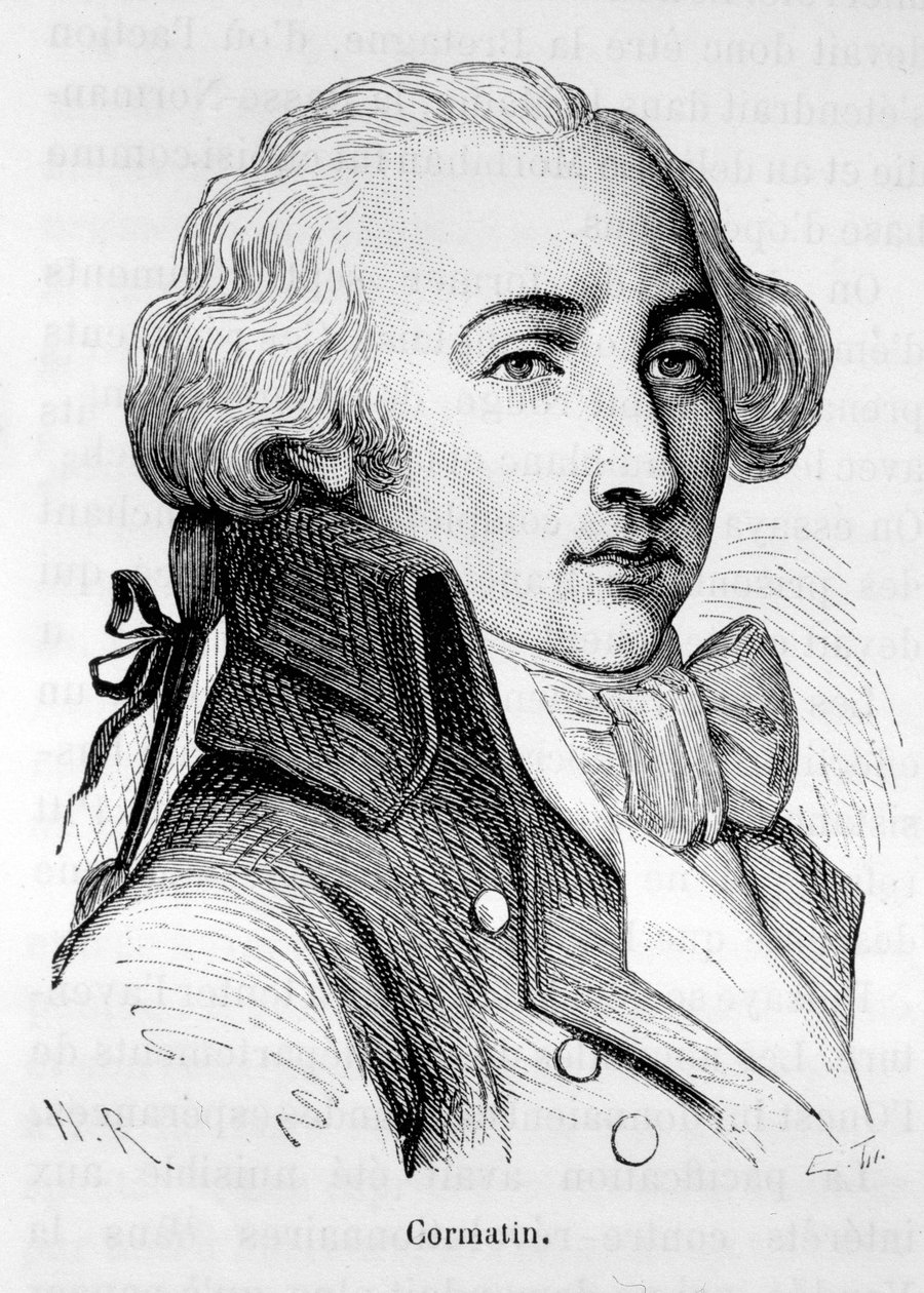 Portret Cormatina, jednego z wodzów chouannerie (1750-1812) - w "L