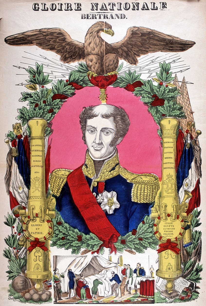 Portret hrabiego Bertranda (1773 - 1844), generała francuskiego. Obraz Epinal autorstwa French School