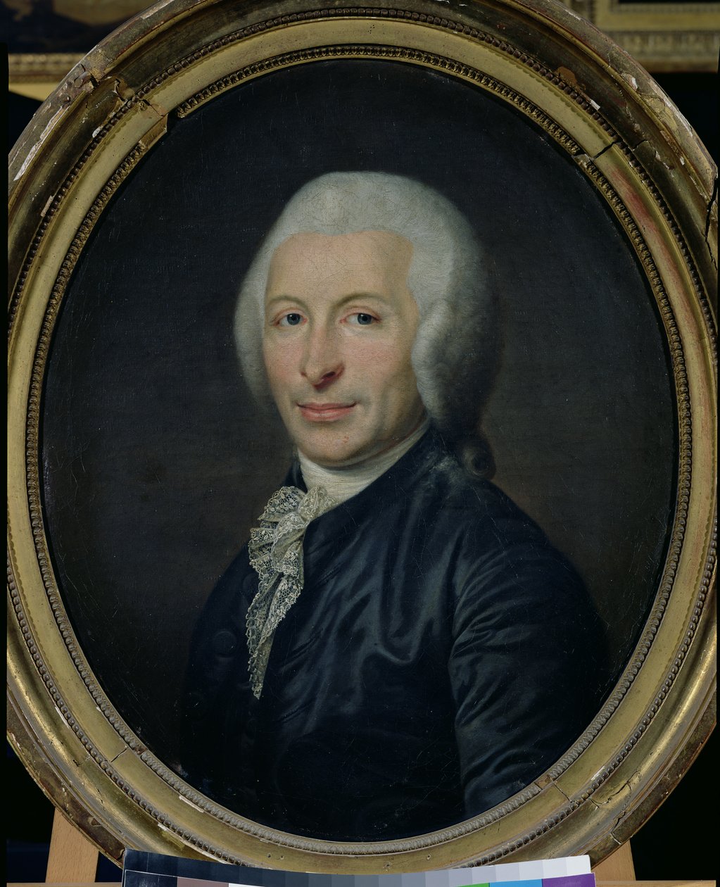 Portret doktora Josepha-Ignacego Guillotina (1738-1814) (olej na płótnie) autorstwa French School