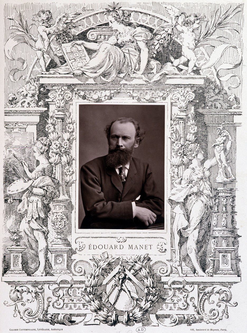 Portret Edouarda Maneta autorstwa French School