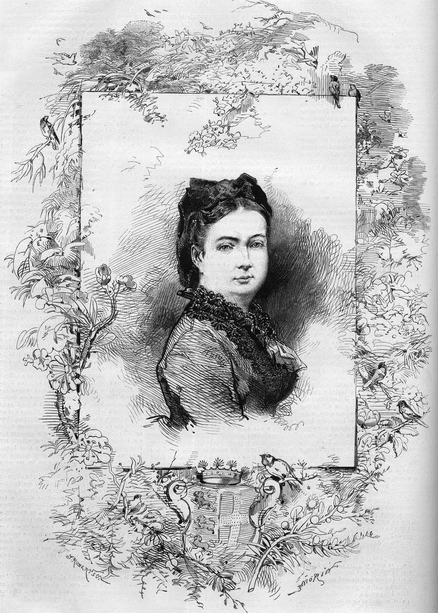 Portret Elisabeth autorstwa Mac Mahon (z domu Elisabeth de La Croix de Castries autorstwa French School