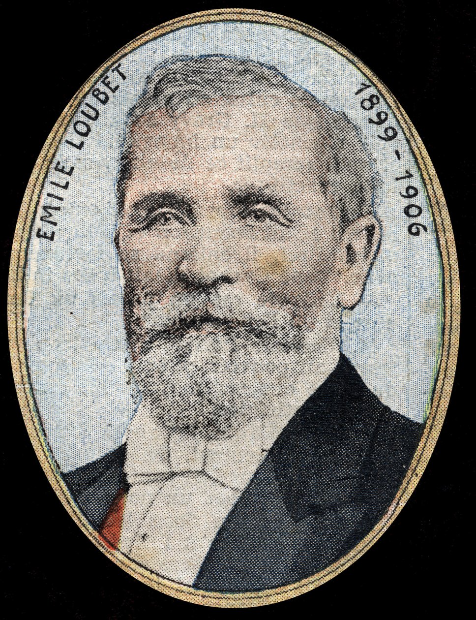 Portret Emila Loubeta (1836-1929), prezydenta Republiki Francuskiej. autorstwa French School