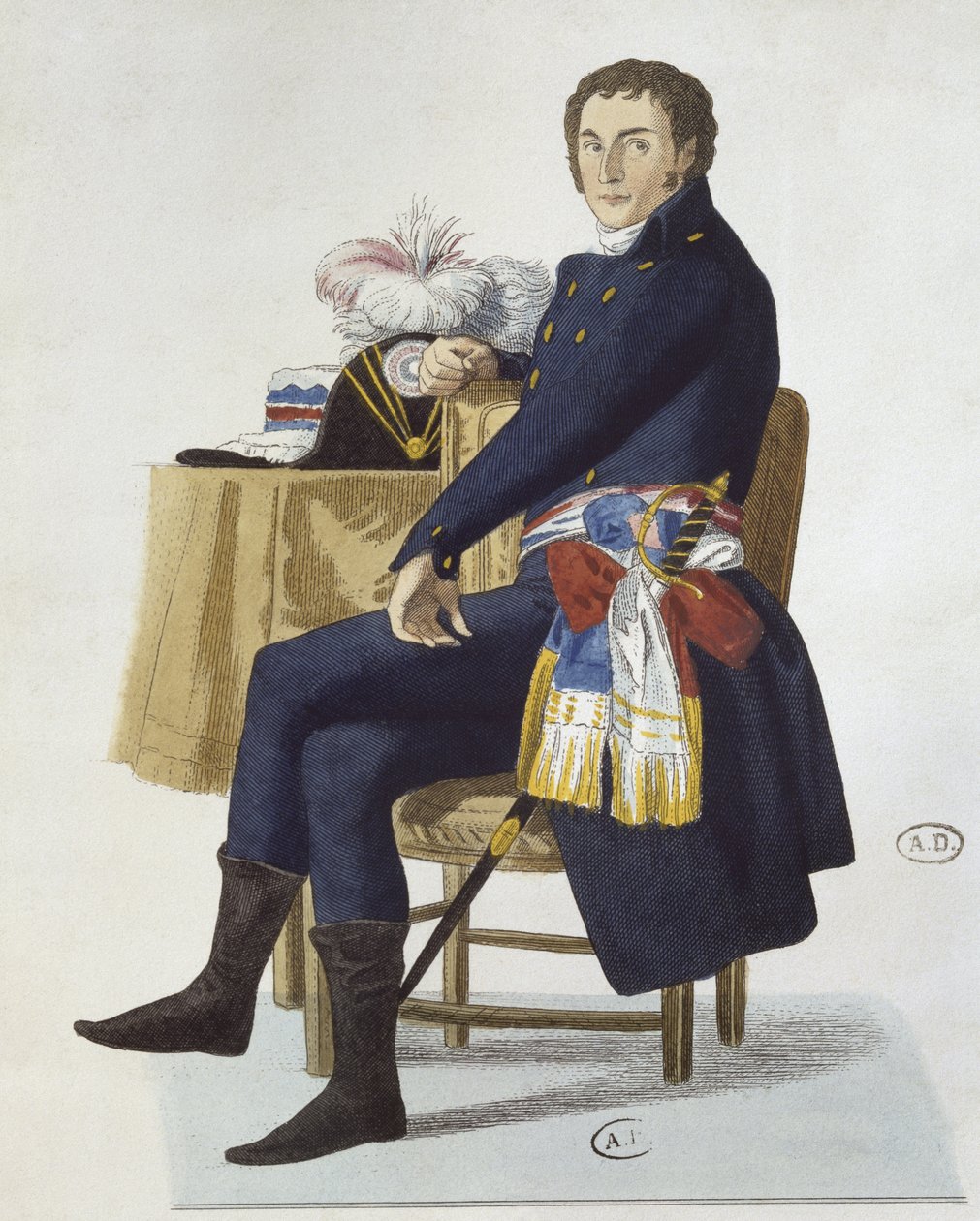 Portret Ferdynanda Guillemardeta, 1798 autorstwa French School