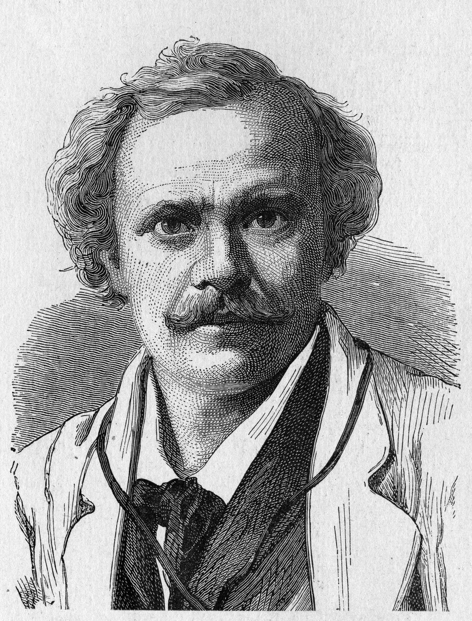 Portret Félixa Nadara (1820 - 1910) - w „Albumie nauki”; wybitni uczeni; Wielkie odkrycia”” 1896. autorstwa French School