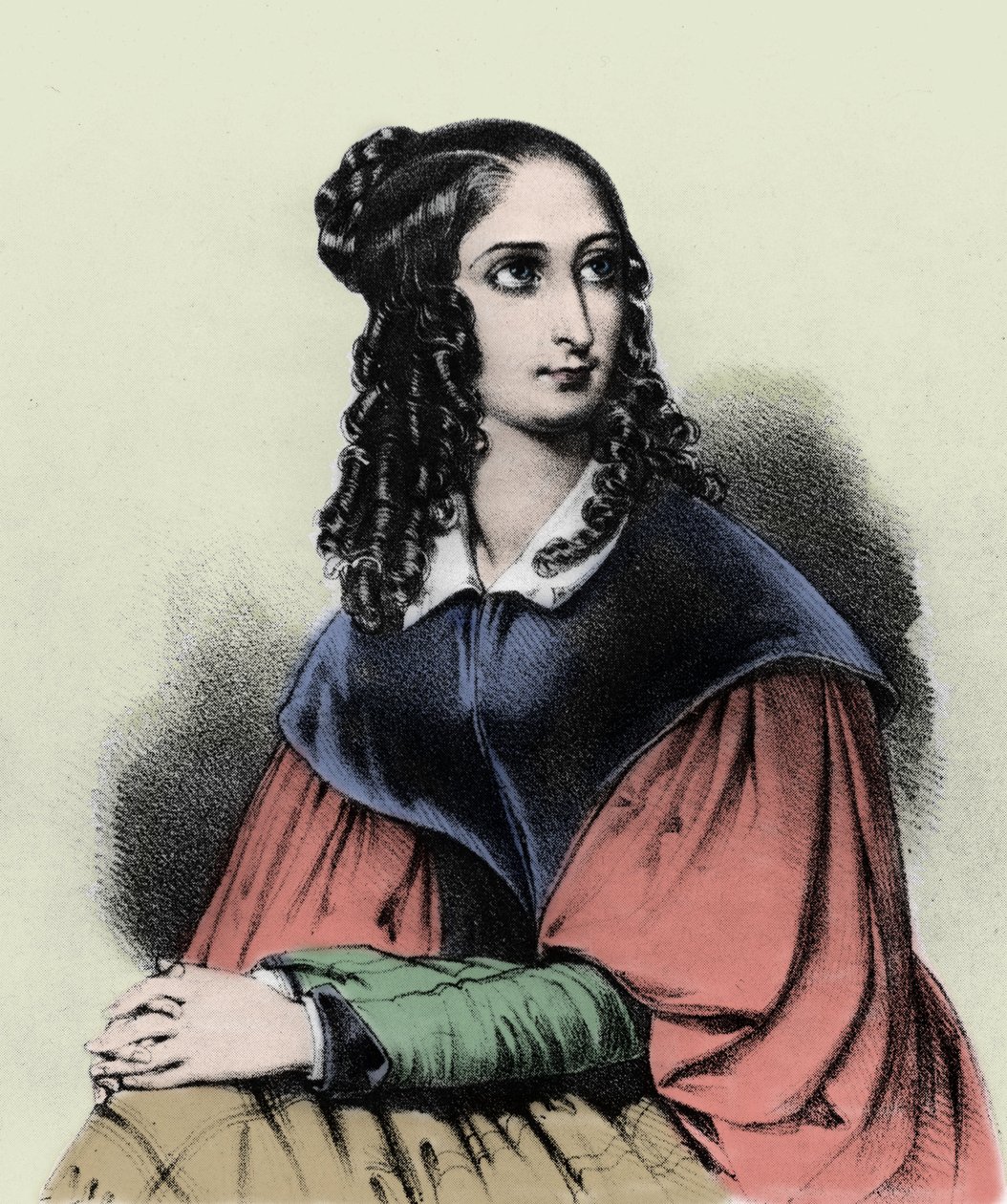 Portret Flory Tristan, babci Gauguina, 1839 autorstwa French School