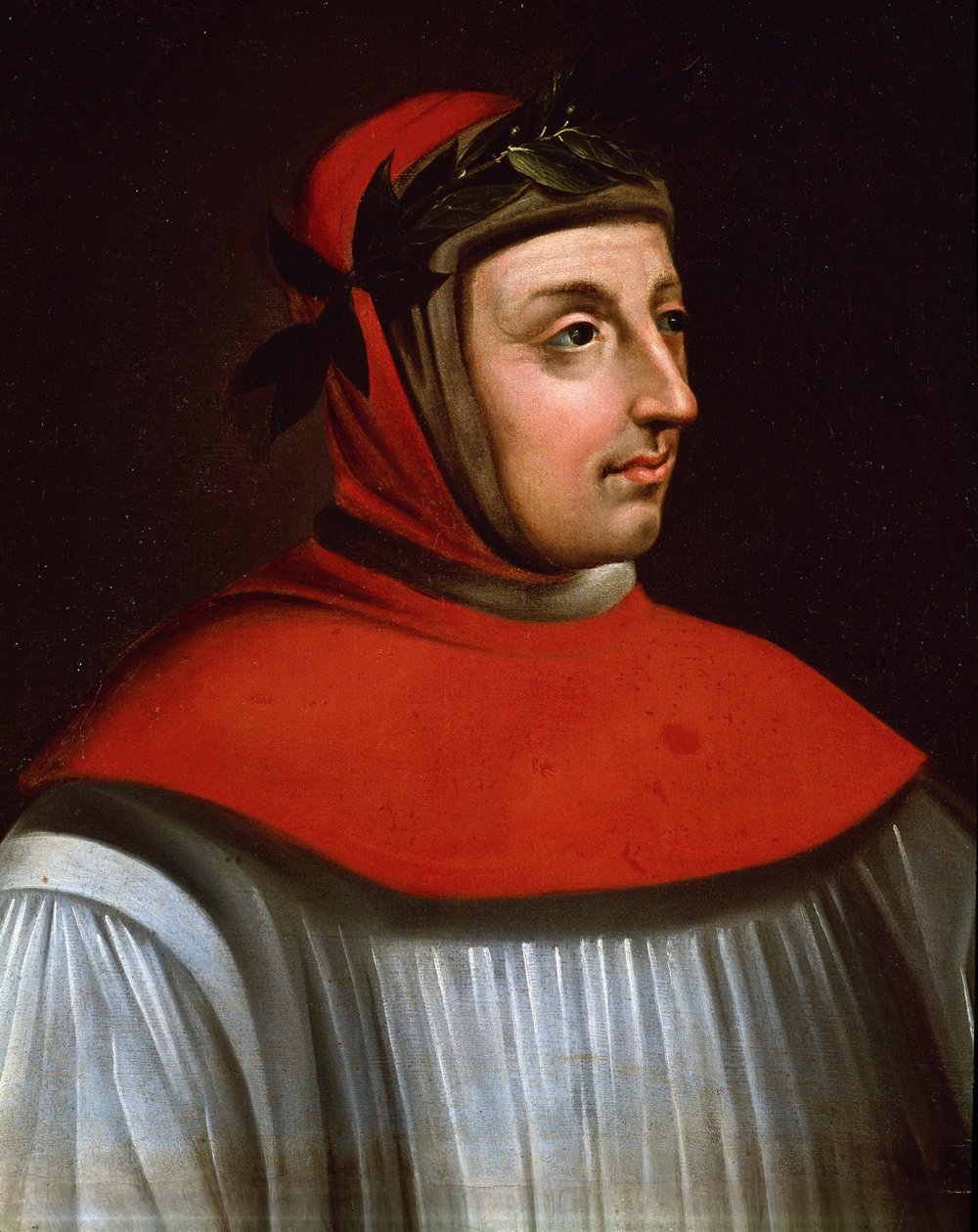 Portret Francesco Petrarki, zwanego Petrarką (Malarstwo autorstwa French School