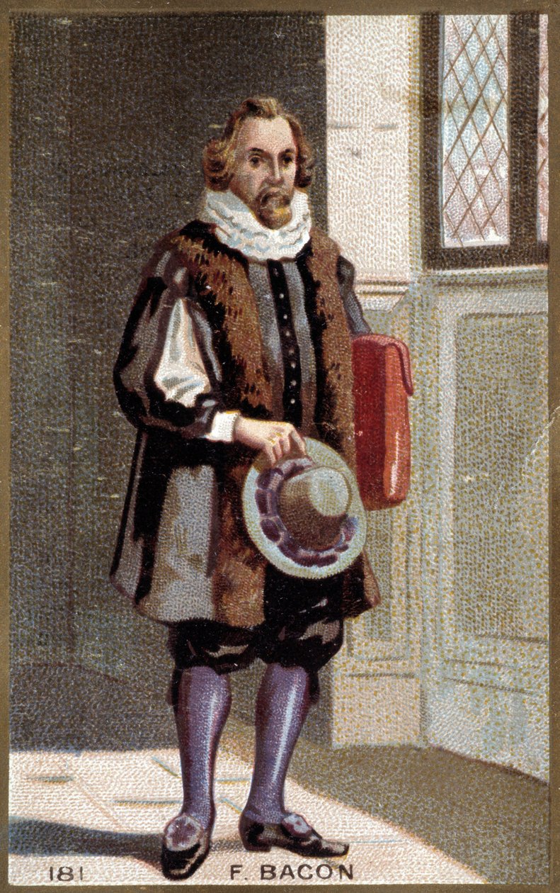 Portret Francisa Bacona (1561-1626), angielskiego męża stanu i filozofa. autorstwa French School