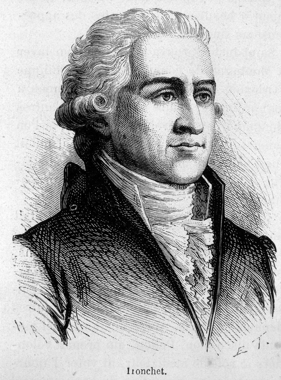 Portret Francois Denisa Troncheta (1726 - 1806), prawnika i polityka - w „L