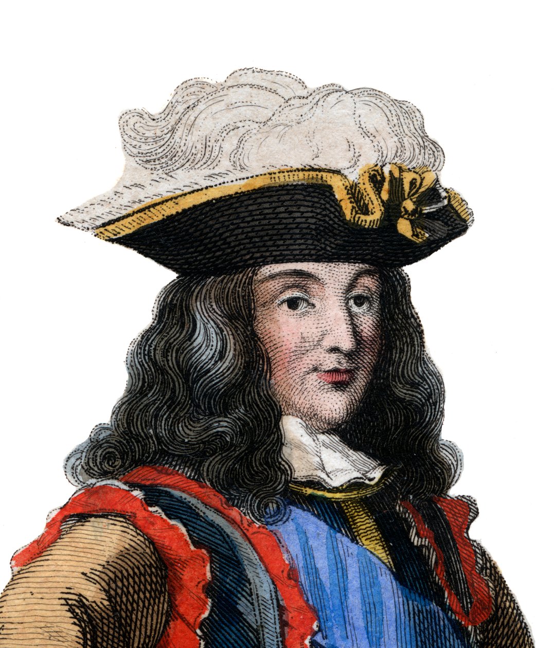 Portret Francois Henri de Montmorency Bouteville, zwanego Marechal de Luxembourg (1628-1695), generała francuskiego, marszałka Francji. autorstwa French School