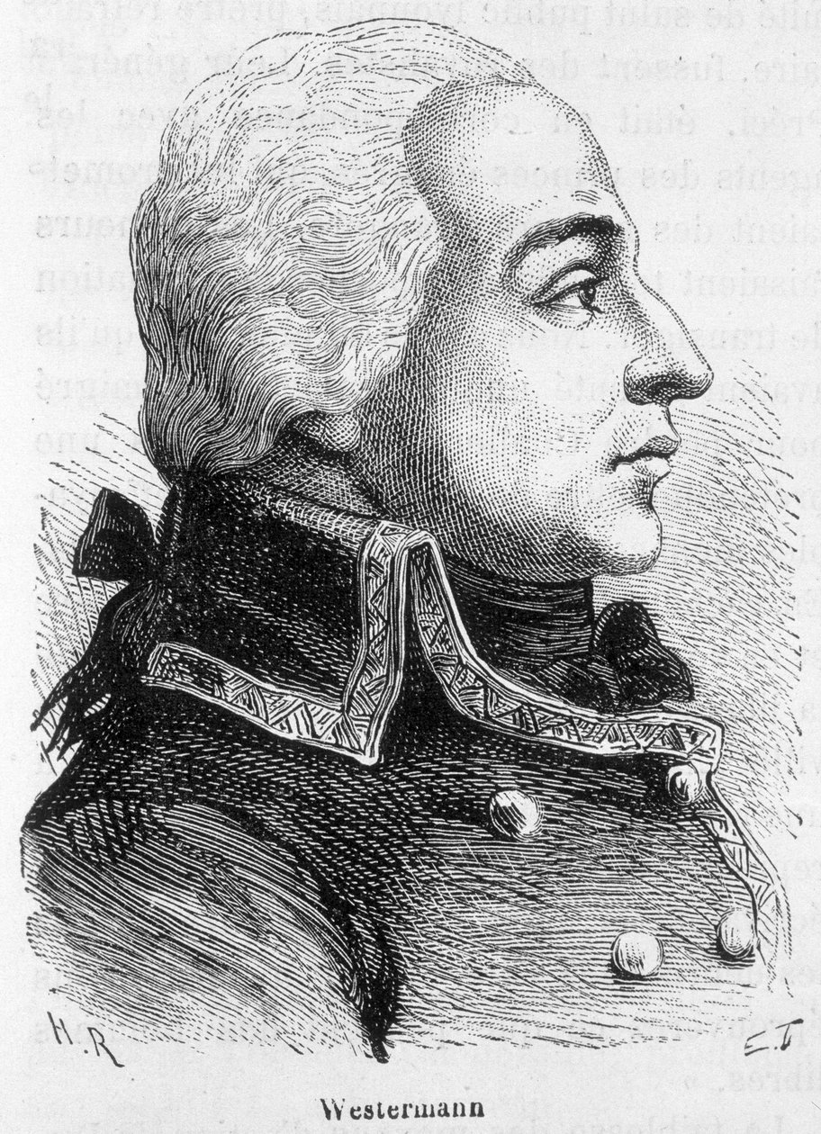 Portret Francois Joseph Westermann, general francais (1751-1794) - w „”L