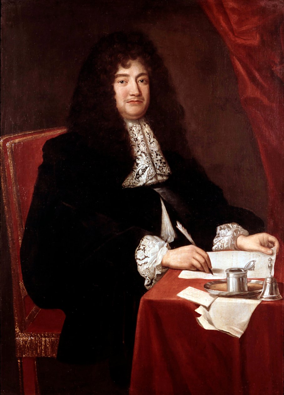 Portret Francois Michela Le Telliera, markiza Louvois autorstwa French School