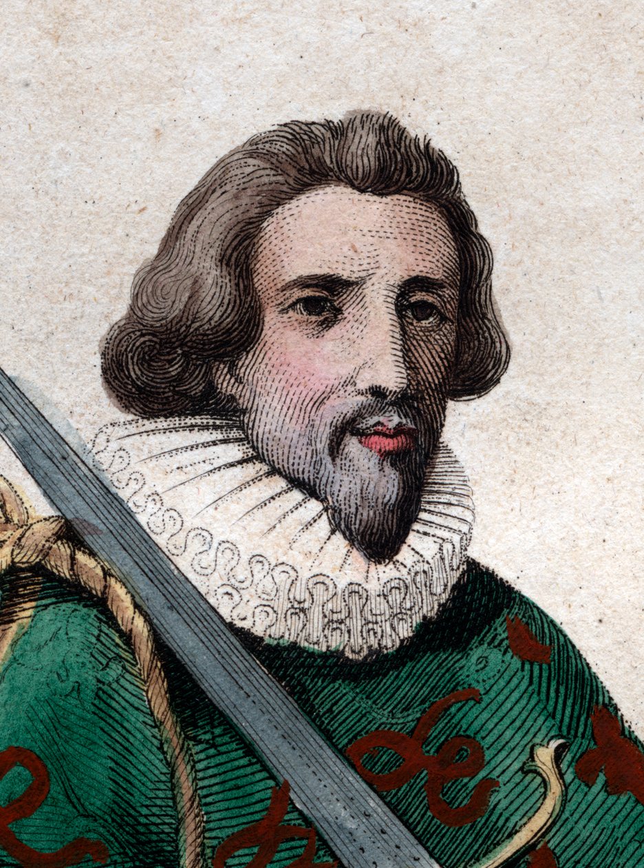 Portret Francois de Bonne, księcia Lesdiguieres (1543-1626), francuskiego żołnierza i konstabla Francji. autorstwa French School