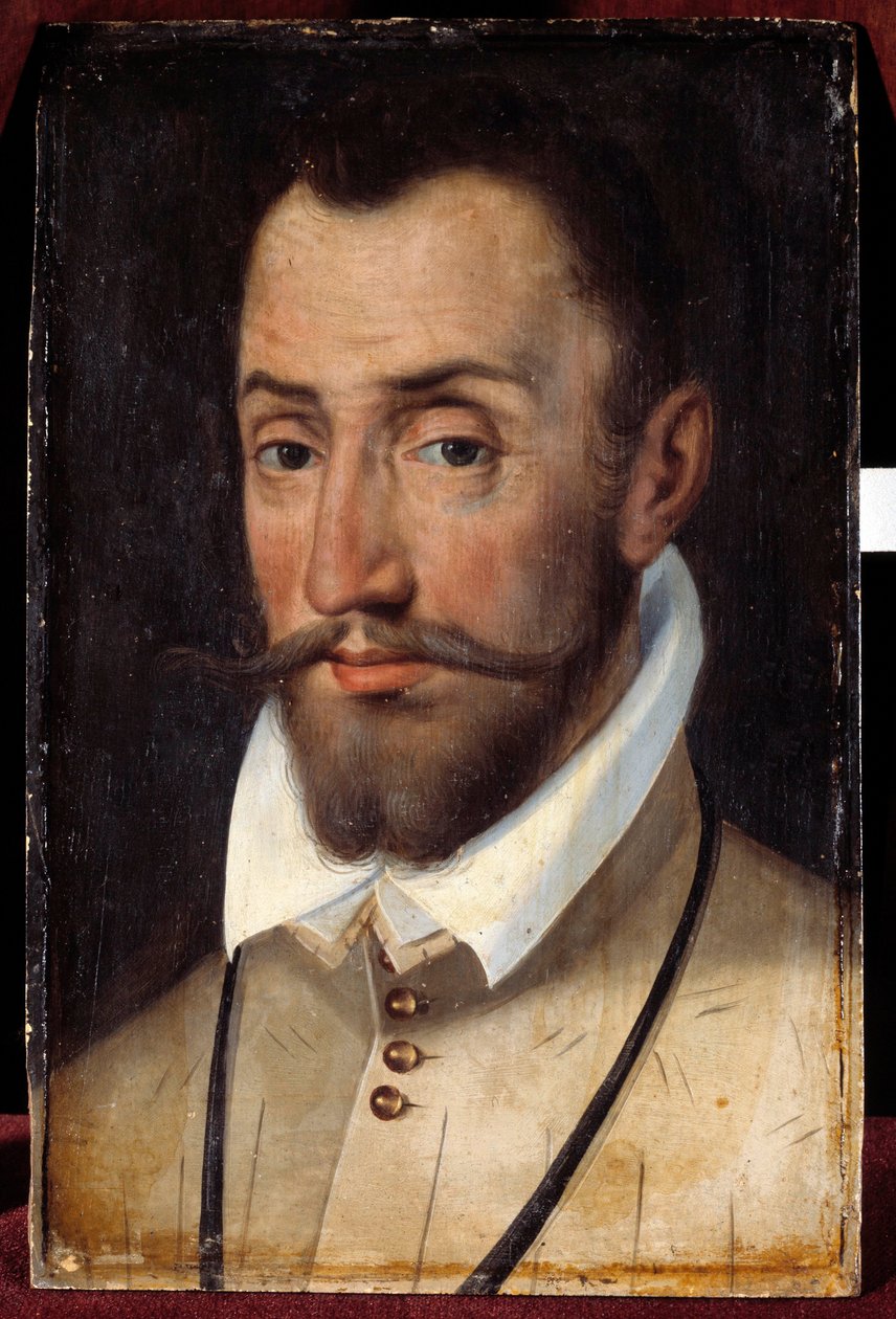 Portret Francois de Coligny, Lord of Andelot, generał pułkownik piechoty (1521-1569) Obraz szkoły francuskiej autorstwa French School