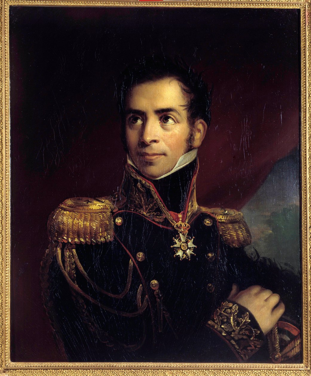 Portret generała barona Gourgauda (1783-1852) Anonimowy obraz. 19 wiek. Ile d