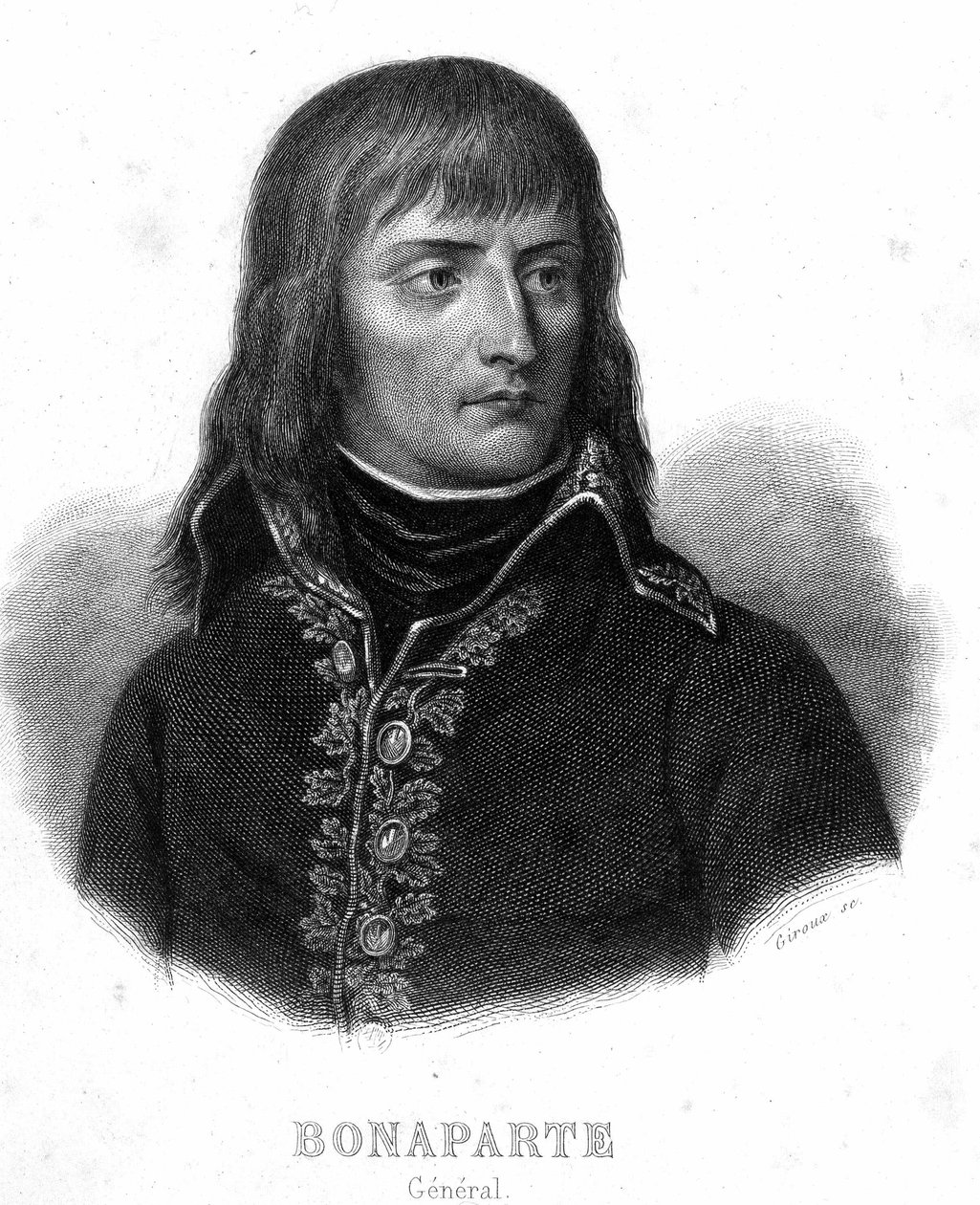 Portret generała Bonaparte - w „Revolution francaise” Thiersa. 19 wiek. autorstwa French School