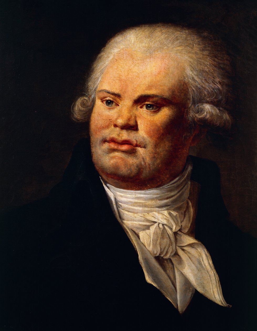 Portret Georgesa Dantona (1759-94) (olej na płótnie) autorstwa French School
