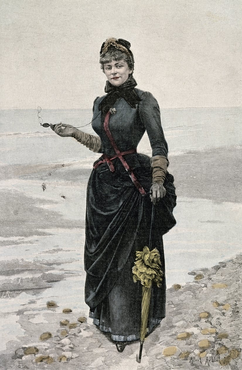 Portret Cygana (Sibylle Gabrielle Marie Antoinette Riquetti de Mirabeau, hrabina Martel de Janville) (1849-1932), francuski pisarz Fren autorstwa French School