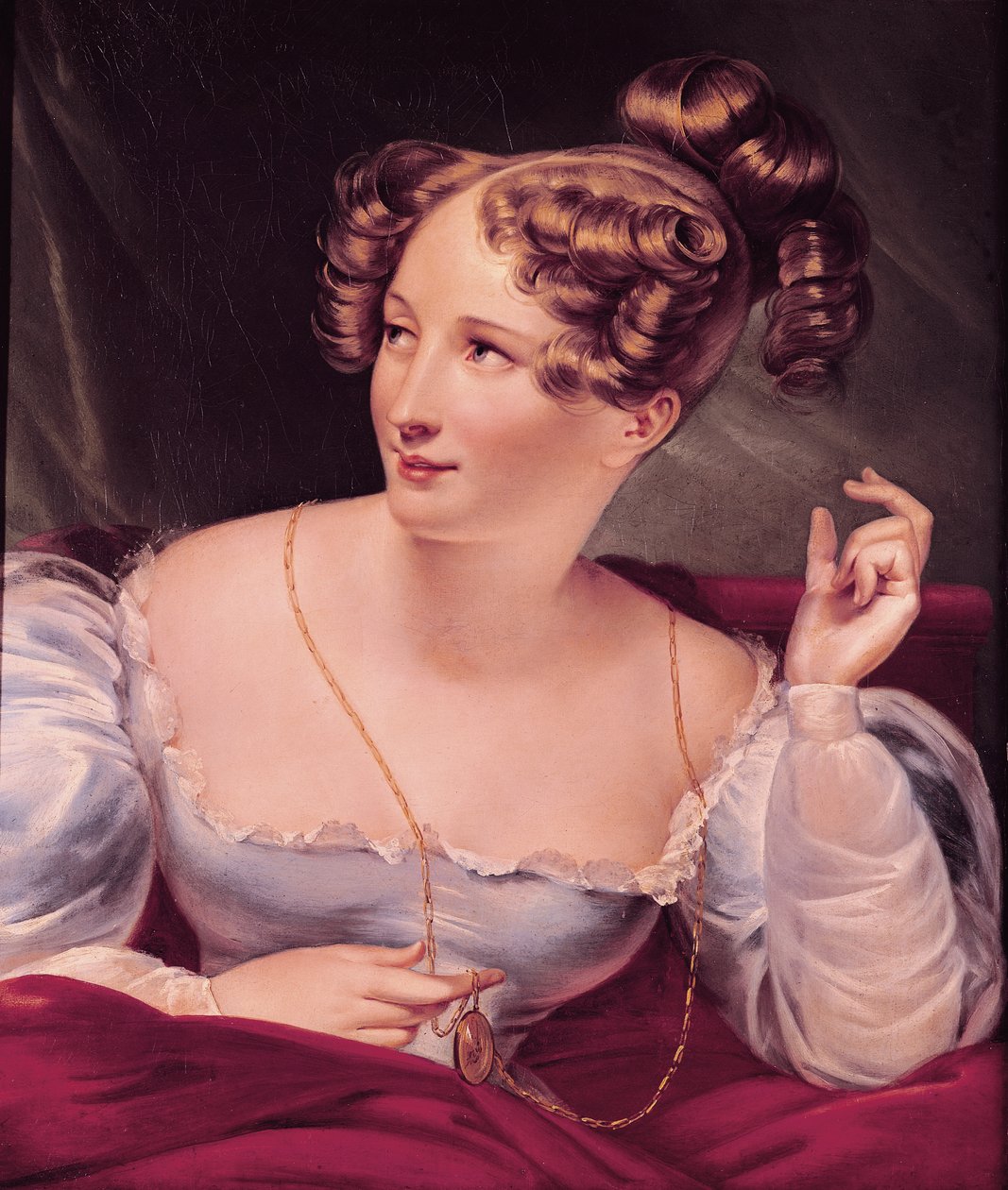 Portret Harriet Smithson (1800-54) autorstwa French School