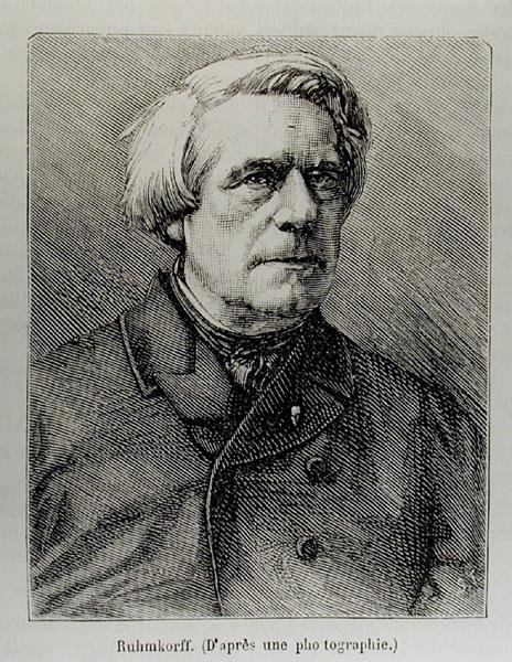 Portret Heinricha Daniela Ruhmkorffa (1803-77) autorstwa French School