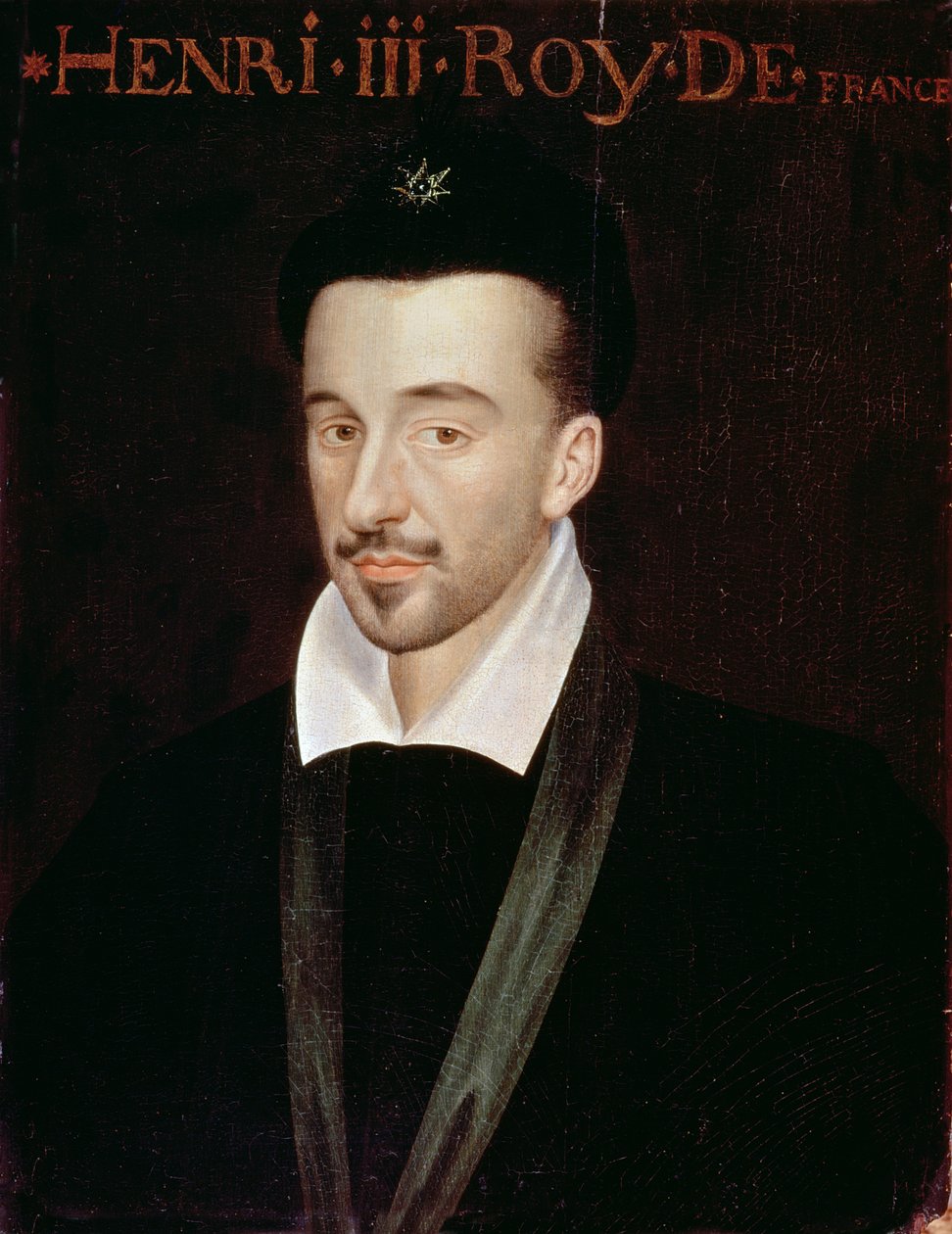 Portret Henryka III (1551-89) autorstwa French School