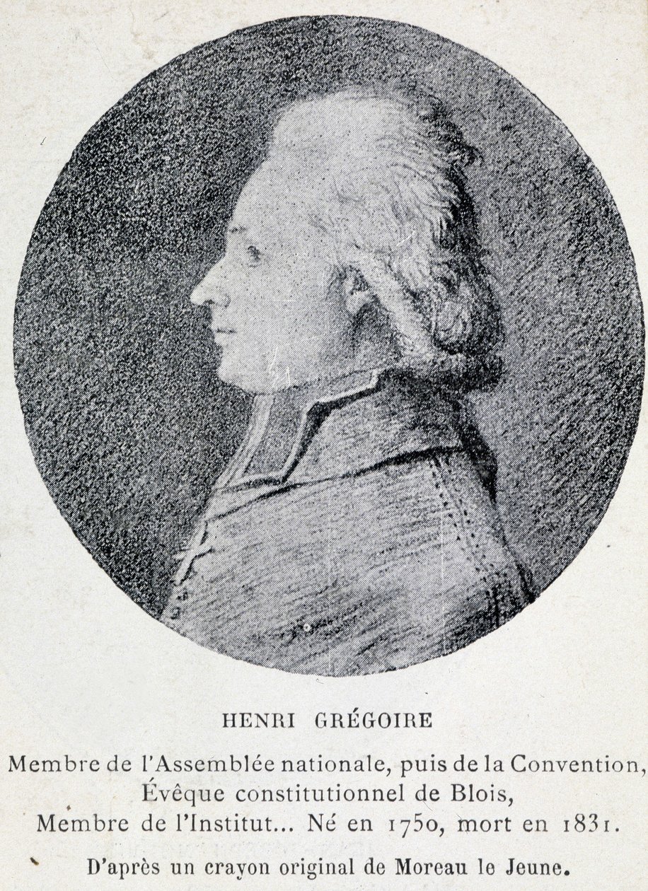 Portret Henryka zwanego opatem Gregoire (1750-1831), francuskiego duchownego i polityka autorstwa French School