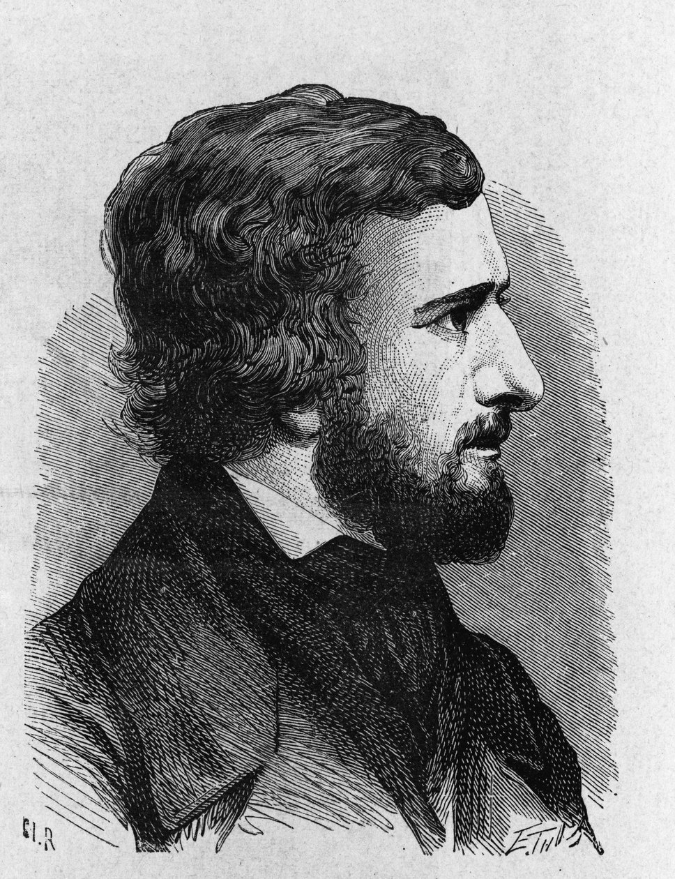 Portret Hippolyte Fizeau (1819 - 1896) - w „Albumie nauki”; wybitni uczeni; Wielkie odkrycia”” 1896. autorstwa French School