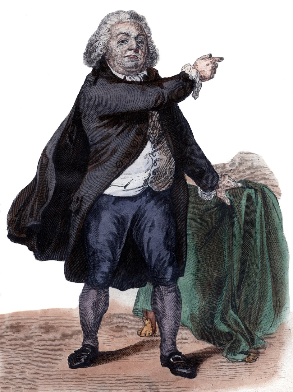 Portret Honore Gabriela Riqueti, hrabiego de Mirabeau (1749-1791), francuskiego polityka i rewolucjonisty. autorstwa French School