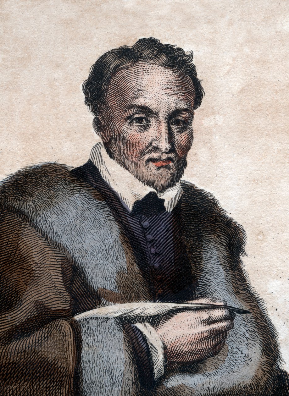 Portret Jacquesa Amyota (1513-1593), francuskiego biskupa, pisarza i tłumacza. autorstwa French School