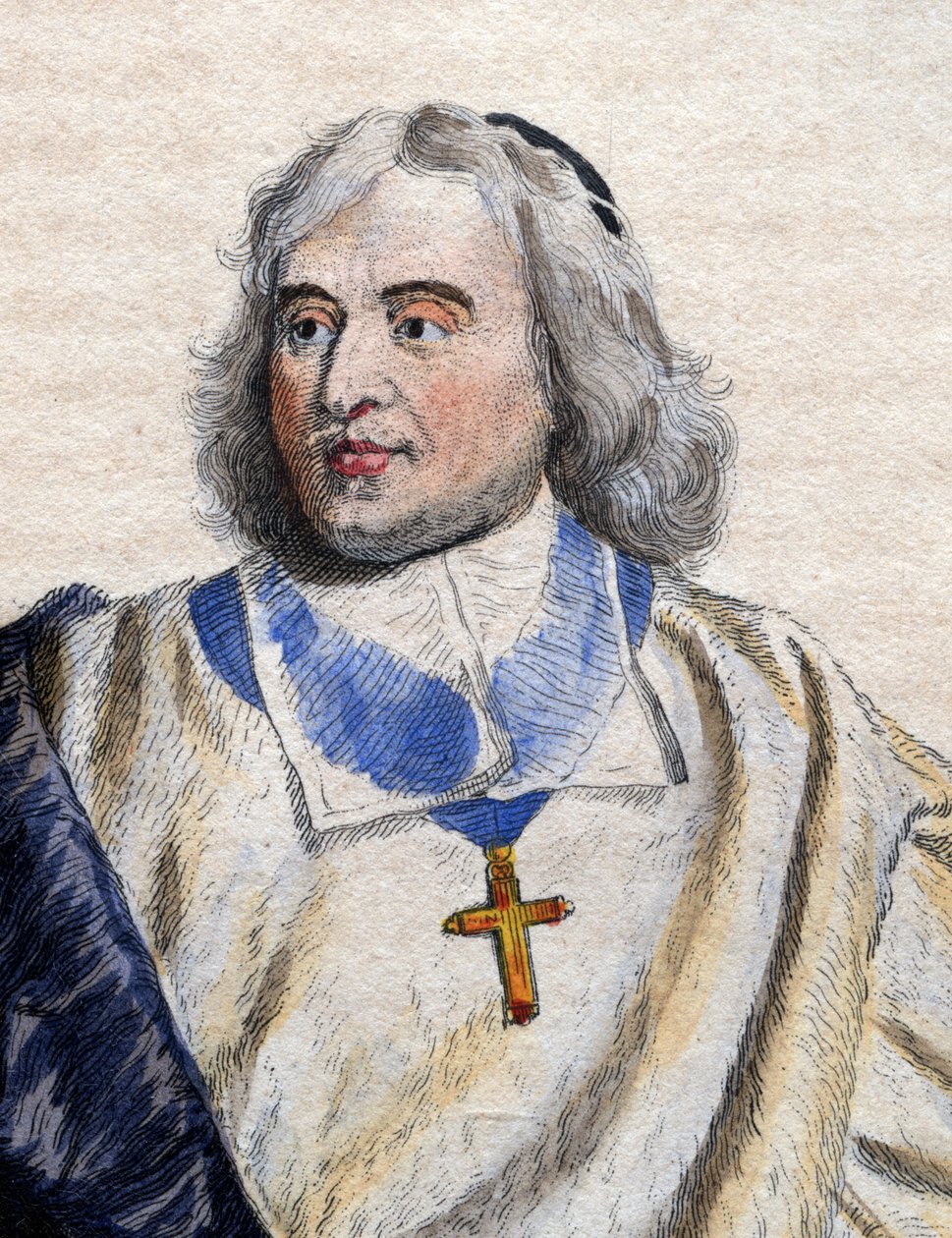 Portret Jacquesa Benigne Bossueta (1627-1704), francuskiego biskupa i teologa. autorstwa French School