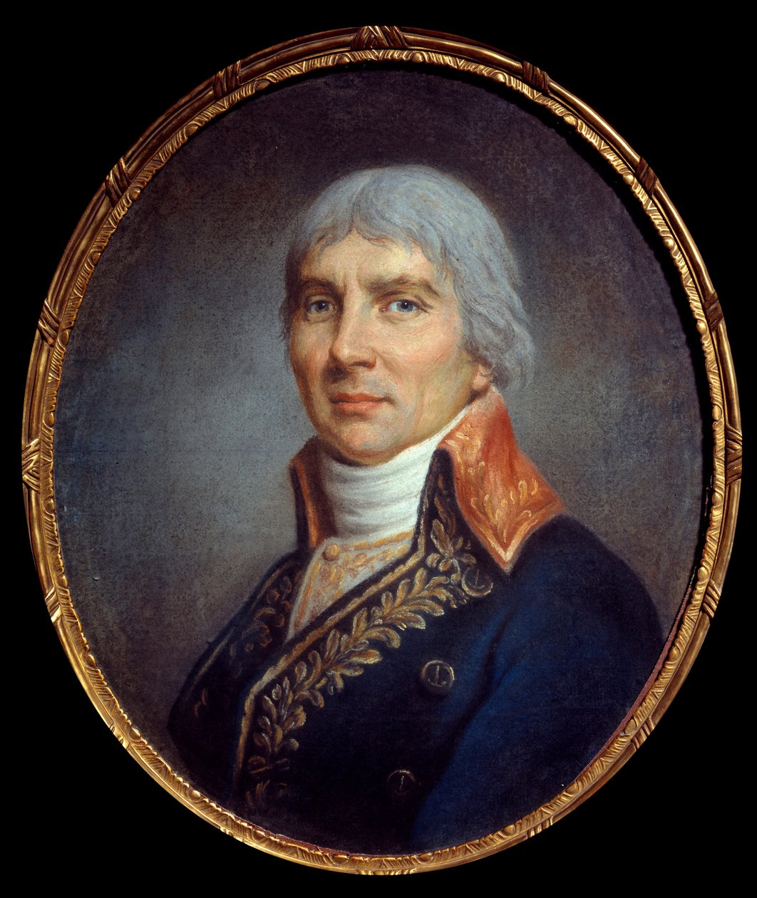 Portret Jacquesa Francois Coquille dit Dugommier (1738-1794). Anonimowe malarstwo szkoły francuskiej autorstwa French School