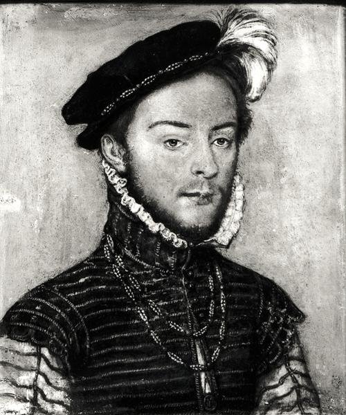 Portret Jakuba de Savoie (1531-85) księcia Nemours, ok.1565 autorstwa French School