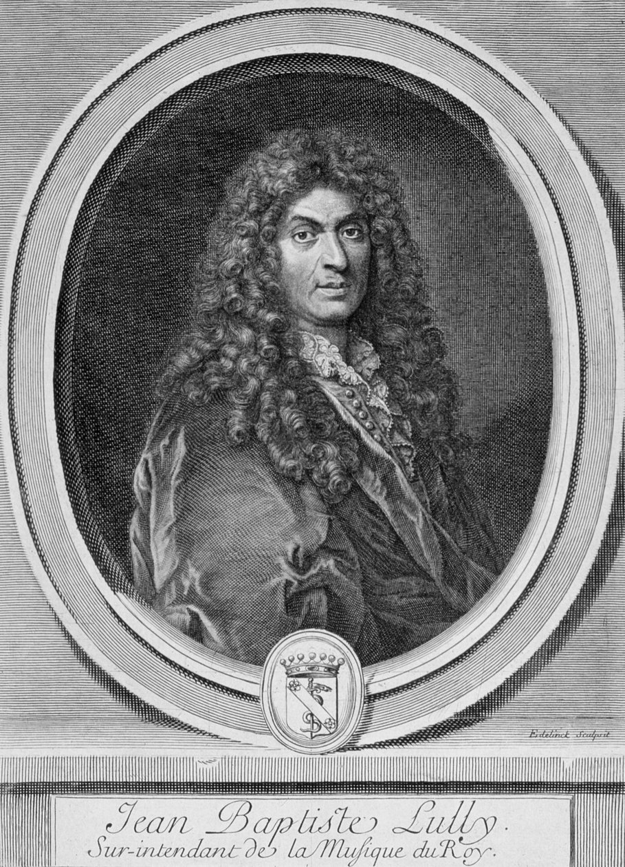Portret Jean-Baptiste Lully (1632-87) autorstwa French School