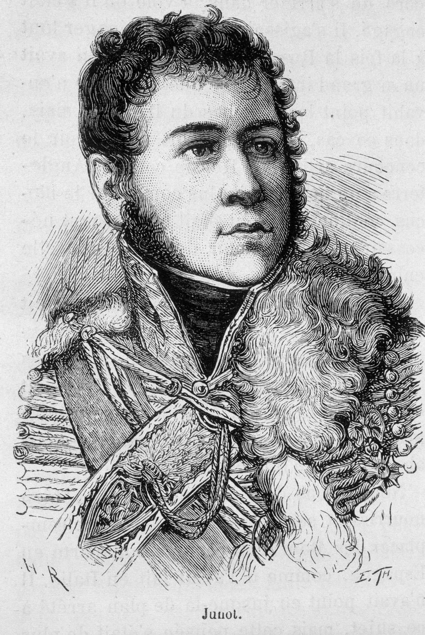 Portret Jeana Andoche Junota (Jean-Andoche) (1771-1813), księcia Abrantes, francuskiego generała - w "L