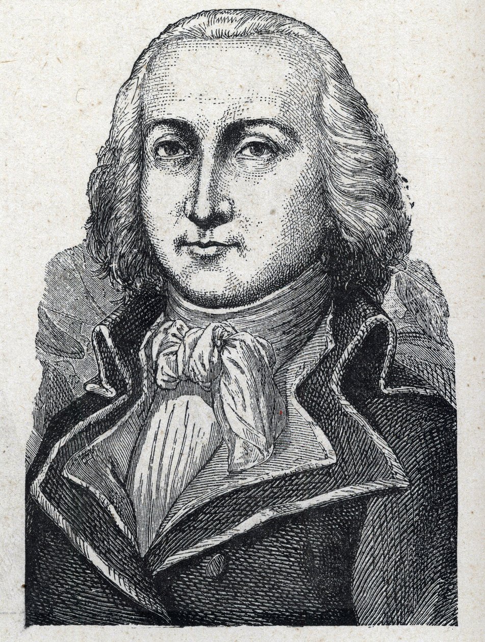 Portret Jeana Baptiste Cyrusa Adelaide de Timbrune de Thiembronne dit Valencia, hrabiego Walencji i generała rewolucji francuskiej (1757-1822). Rycina z 1889 r. Ze zbiorów prywatnych. autorstwa French School