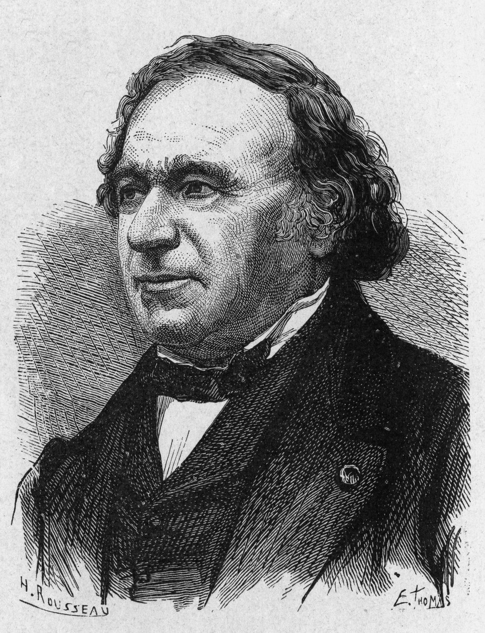 Portret Jeana Baptiste Dumasa (1700 - 1884) - w „Albumie nauki”; wybitni uczeni; Wielkie odkrycia”” 1896. autorstwa French School