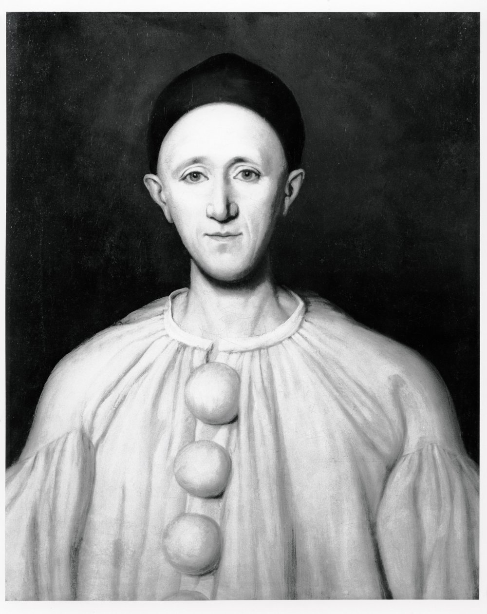 Portret Jean Charles Deburau (1829-73) jako Pierrot autorstwa French School