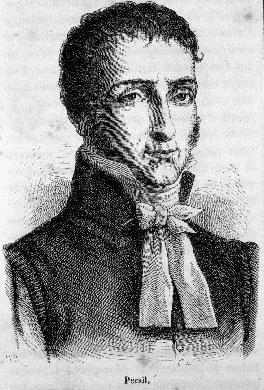Portret Jeana Charlesa Persila (1785-1870) francuskiego ministra sprawiedliwości. autorstwa French School