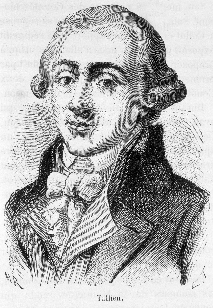 Portret Jean Lambert (Jean-Lambert) Tallian, francuski polityk (1767-1820) - w „” L