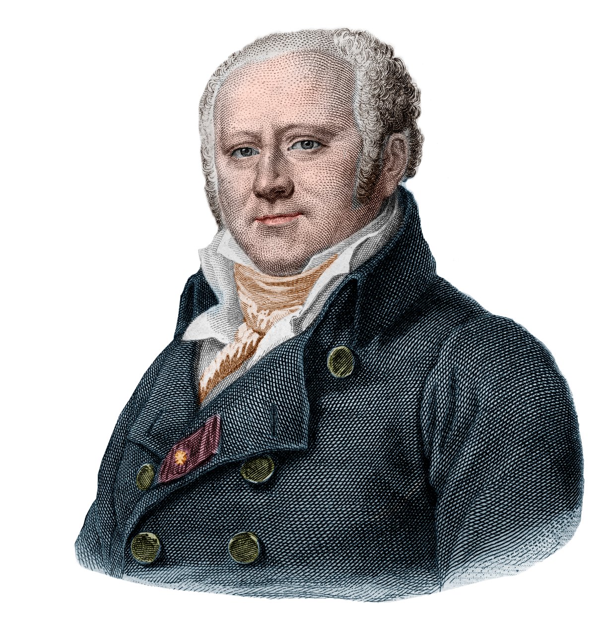 Portret Jeana Nicolasa Corvisarta (1755-1821), francuskiego lekarza. autorstwa French School