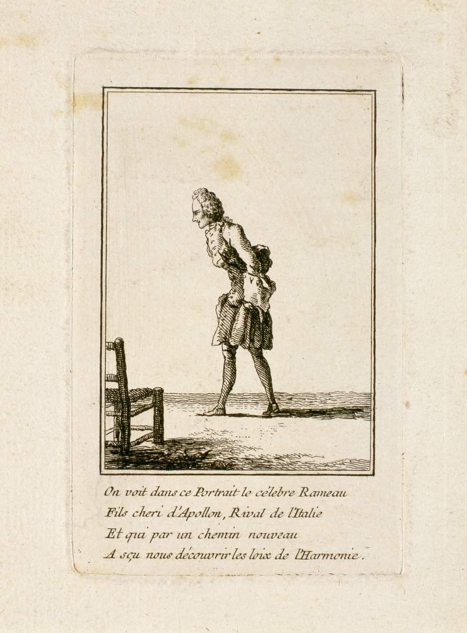 Portret Jean-Philippe Rameau (1683-1764) autorstwa French School