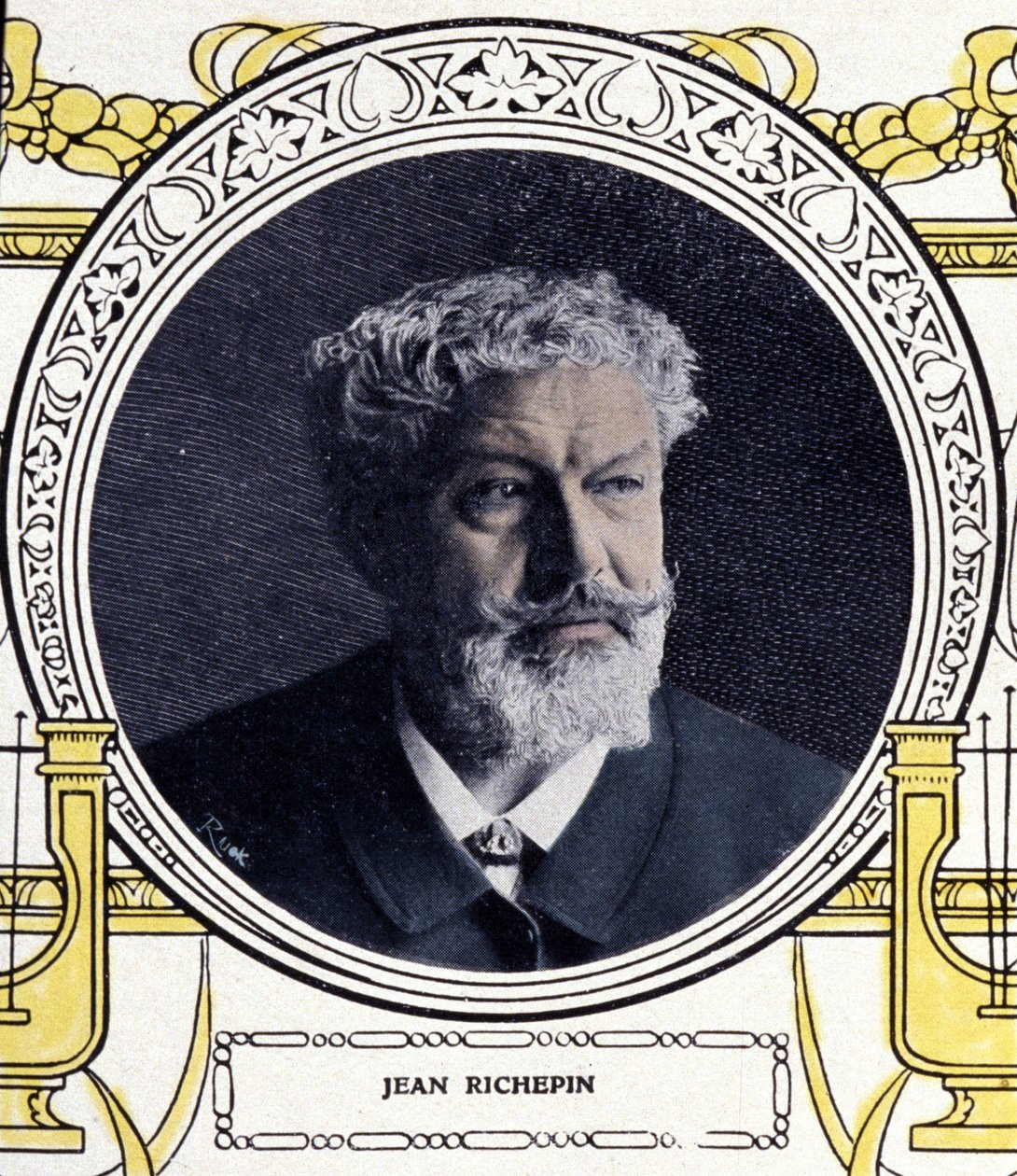 Portret Jeana Richepina (1849-1926), francuskiego pisarza. autorstwa French School