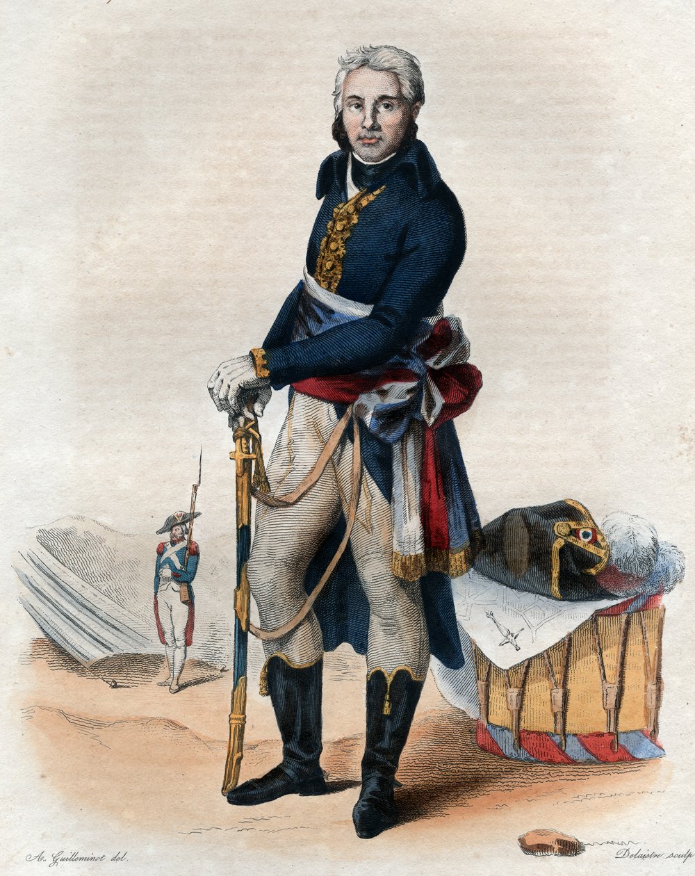 Portret Jean Victor Moreau (1763-1813), francuskiego generała. autorstwa French School