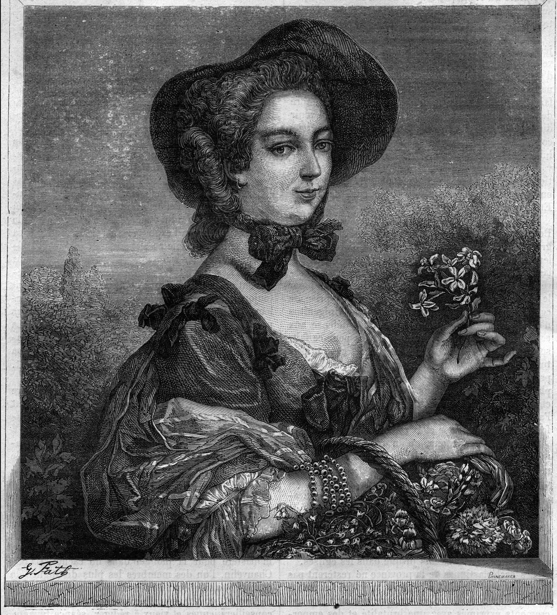 Portret Jeanne Antoinette Poisson, markizy Pompadour (znanej jako Madame de Pompadour autorstwa French School
