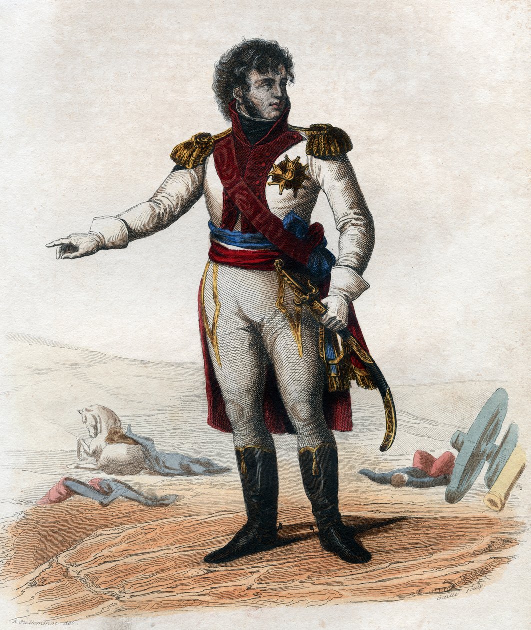Portret Joachima Murata (1767-1815), marszałka Francji i wielkiego admirała. autorstwa French School