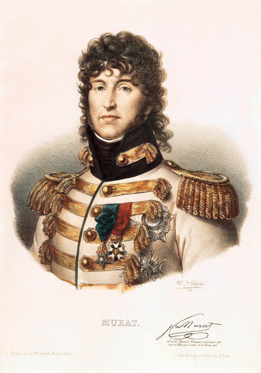 Portret Joachima Murata (1767-1815), marszałka de France, króla Neapolu autorstwa French School