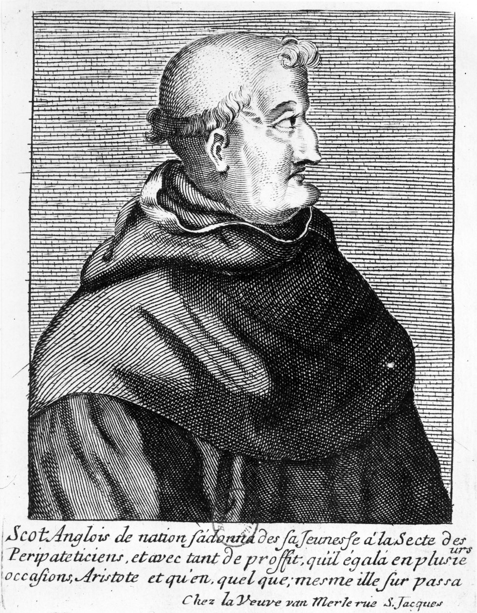 Portret Jana Dunsa Szkota (ok. 1265-c.1308) autorstwa French School
