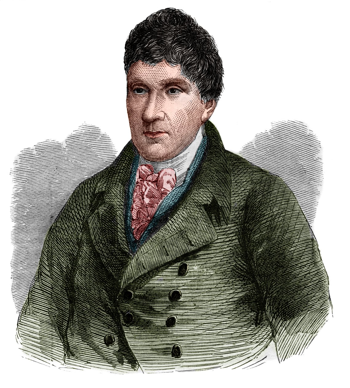 Portret Johna Renniego (1761-1821), szkockiego inżyniera budownictwa. autorstwa French School