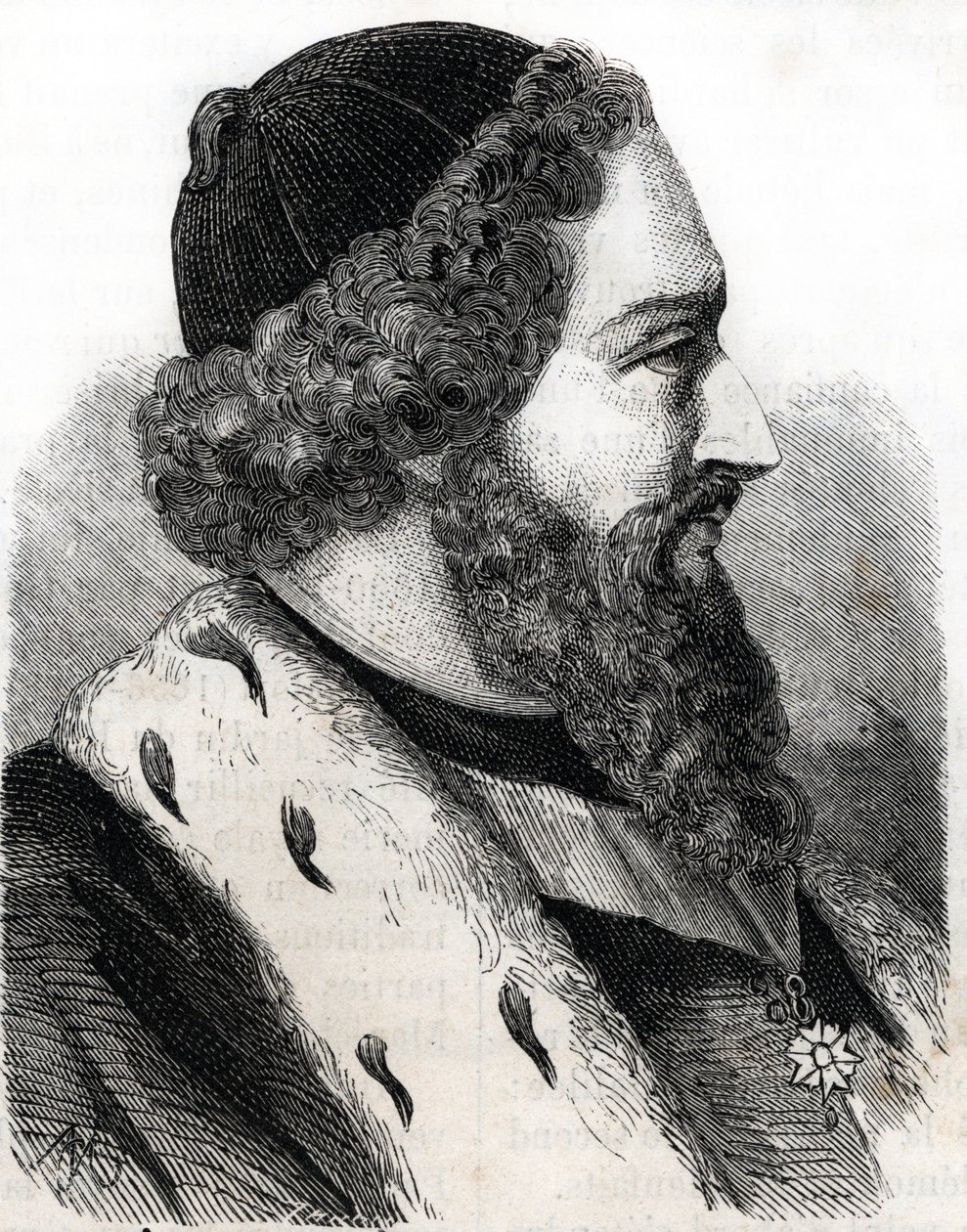 Portret Josepha Pittona de Tournefort (1656-1708) (rycina) autorstwa French School
