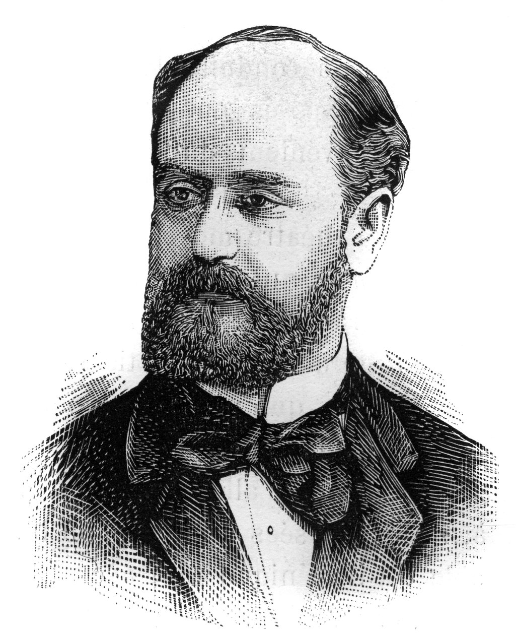 Portret Julesa Develle (1845-1919), francuskiego polityka. Grawerowanie w „”Świat Ilustrowany”, 16 stycznia autorstwa French School
