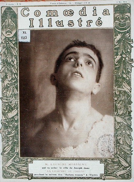 Portret Leonida Massine